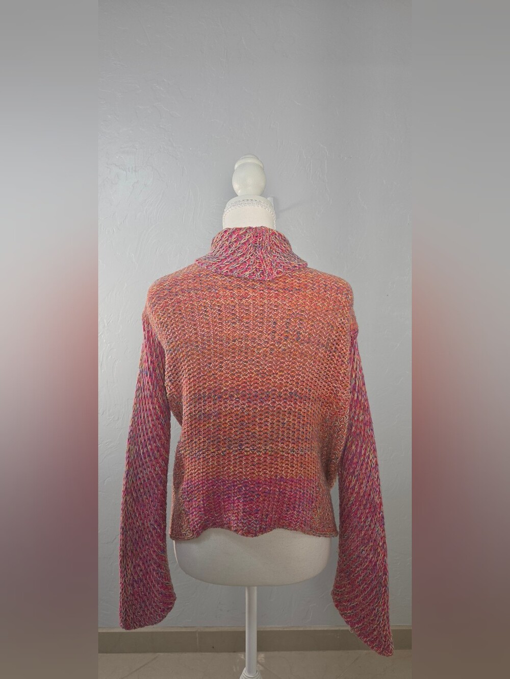 See by Chloé Cardigan US 4 M Pink Boho Luxe Maximalist Artsy Y2K Festival - Picture 3 of 13